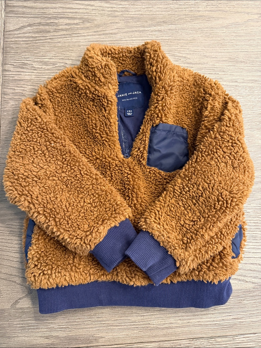Janie and Jack Sherpa Pullover Fleece